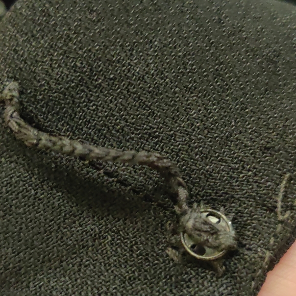 Vintage wounded bird little black dress sequined - Picture 6 of 6